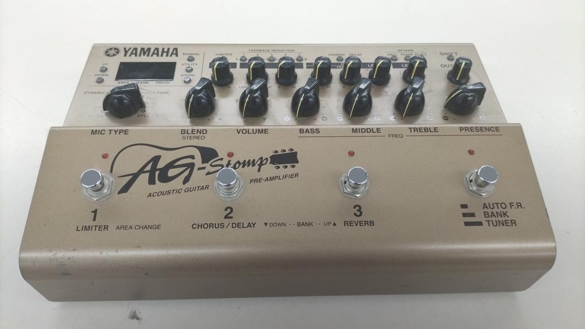 YAMAHA AG STOMP Acoustic Guitar Preamp and Effects Pedal | eBay