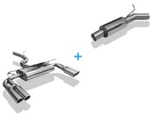 Edelstahl Duplex Sportauspuffanlage Seat Ateca 5FP 2.0 TSI 4Drive je 2x80mm Edelstahl Duplex Sportauspuffanlage Seat Ateca 5FP 2.0 TSI 4Drive je 2x80mm