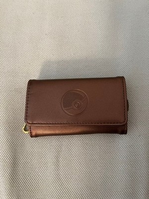 Pokemon Let's Go Pikachu Eevee Cafe Key Case Brown Metallic New
