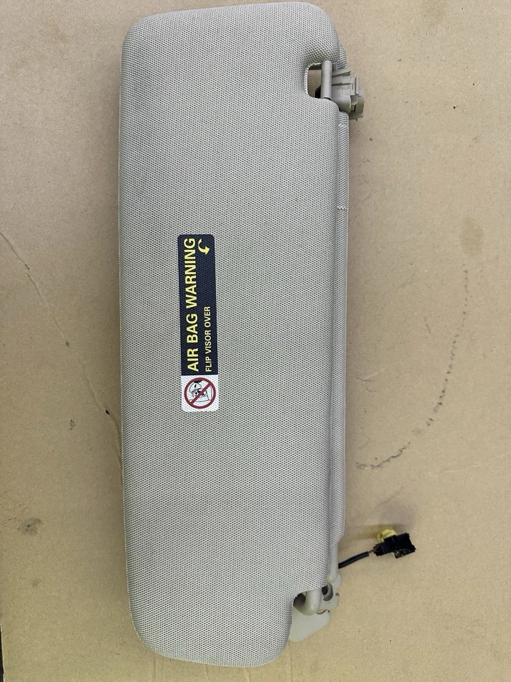 2007-2015 Audi Q7 Driver Sun Visor Mirror Left Sunvisor TAN Foto 4 de 4