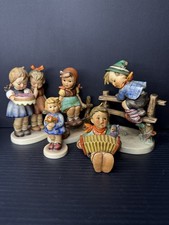 Vintage Goebel Hummel Lot Of Five: 110/0, 112/I, 201/I, 239/A, 176/0
