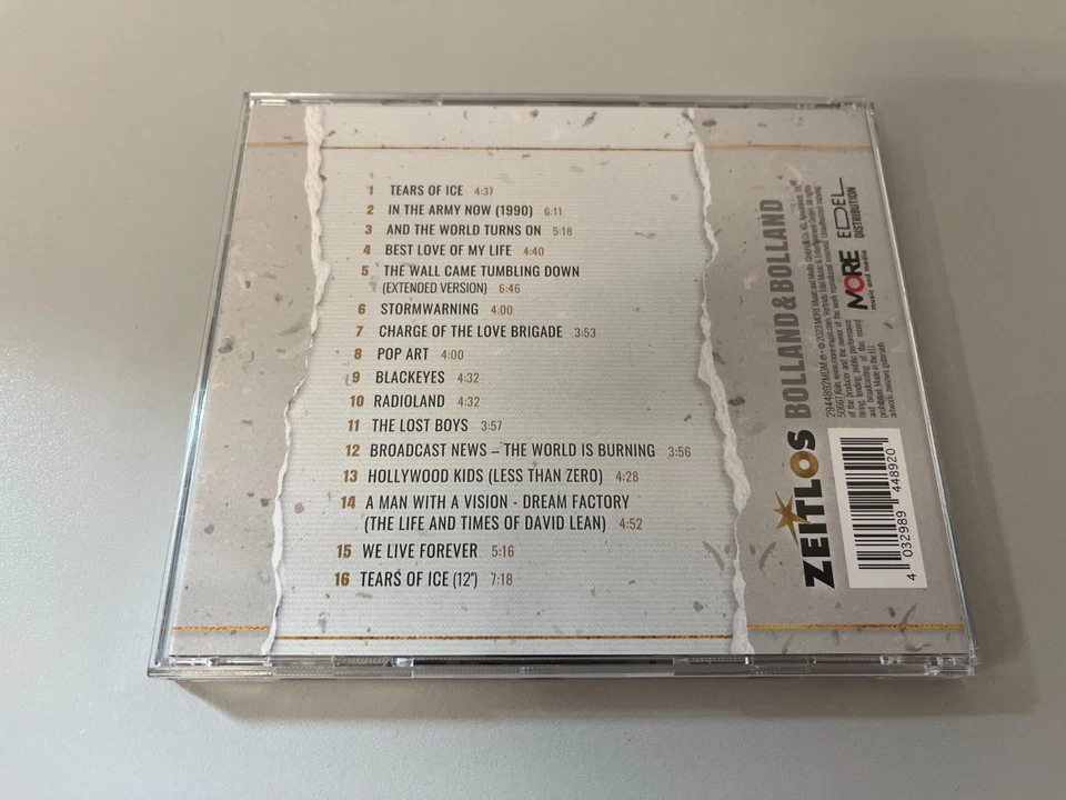 Bolland & Bolland – Zeitlos - CD © 2023 - Tears Of Ice (12"Version),In The Army. - Bild 3 von 3