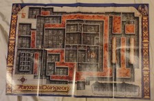 Dungeons & Dragons Zanzer's Dungeon RPG/Miniatures Battle Map D&D