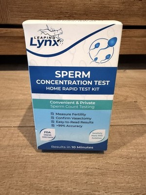 Fertility Test Kit for Men, Shows Normal or Low Sperm Count, Easy Test...  M1