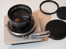 Mint Vintage WOLLENSAK GRAFLEX Tele-Optar F 5.6 25cm (10") LENS GRAPHEX Shutter