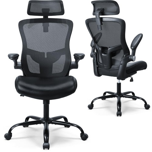 Ergonomic Office Chair,High Back Mesh Desk Chair with Adjustable Lumbar Suppo...