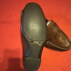Bostonian Brown Leather Loafers Men's Dress Shoes EEE Buckle Square Toe — photo 3