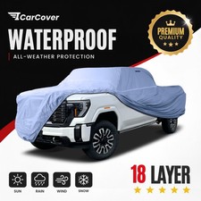 Gmc Sierra 2500hd 3500hd 2020-2026 Crew Cab Long Bed Trailer Mirror Truck Cover Gmc Sierra 2500hd 3500hd 2020-2026 Crew Cab Long Bed Trailer Mirror Truck Cover