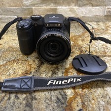 Fujifilm FinePix S4800 16.0MP Digital Camera 30x 24-720mm Superwide Tested Works