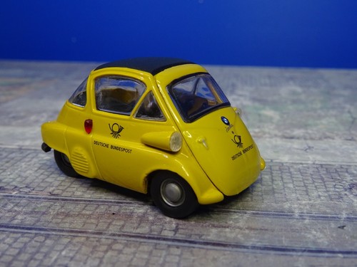 Schuco 1:43 BMW Isetta Deutsche Bundespost gelb schwarzes Dach VF 511 - Bild 4 von 6