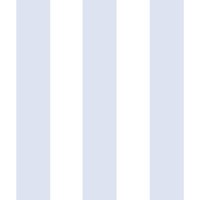 Muriva Sassy B Stripe Tease Tapete Kinderzimmer Waschbar Weiß Blau 187543