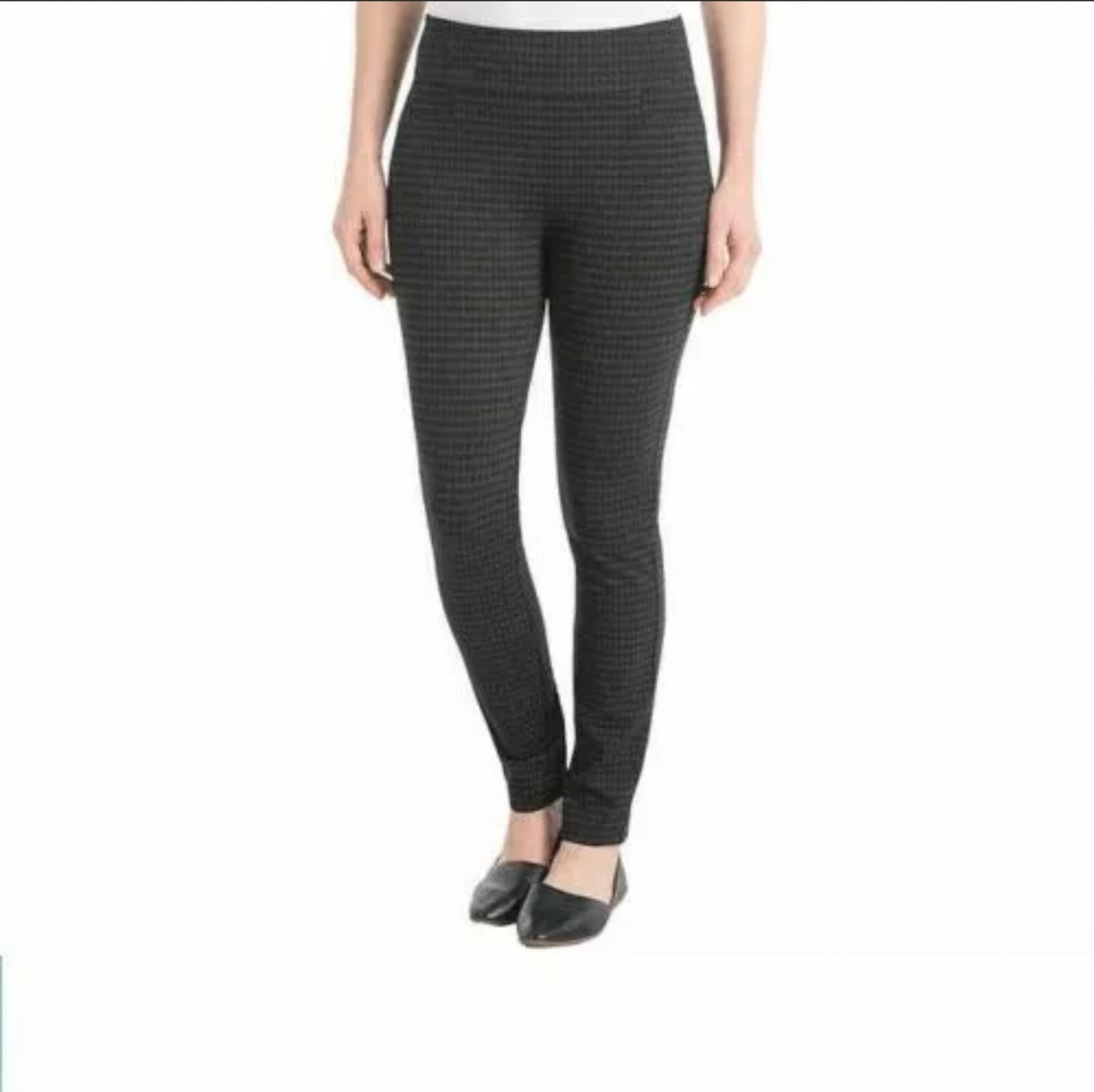 Dalia WomensPonte Pull on Built in Tummy Control Pant Charcoal/Navy