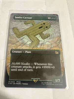 Magic: The Gathering Jumbo Cactuar Borderless Final Fantasy