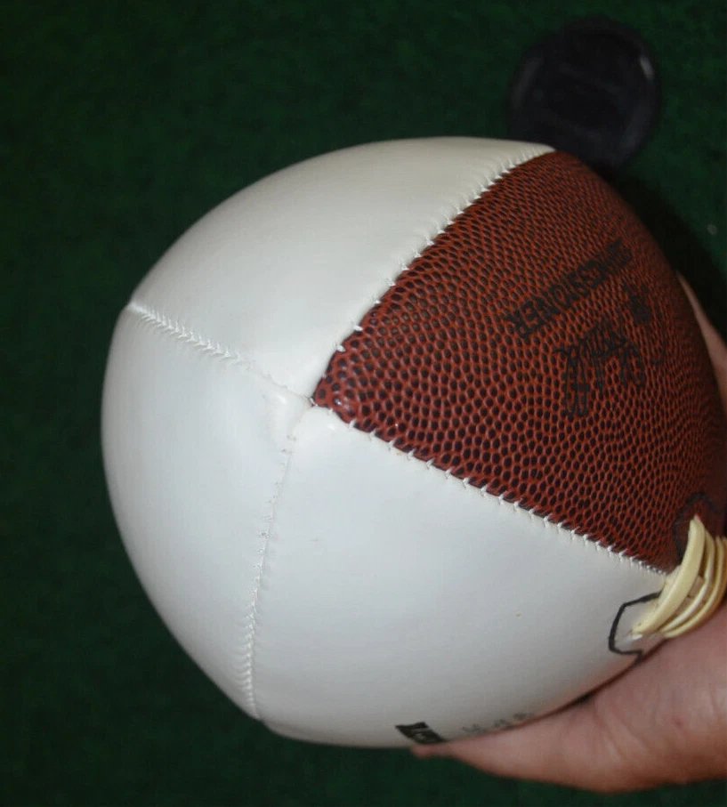 Auténtico THE DUKE NFL Wilson NFC AFC Fútbol Americano New York Giants Joe Morris Firmado Foto 2 de 4