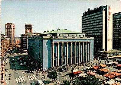 Hennes Stockholm, Konserthuset, Gunnar Heilborn, ESSELTE GRAKO Postcard