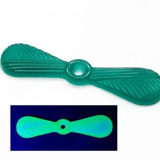 Vintage Jade Uranium Glass Cabochon 22mm Art Deco Pressed Glass Czech 1930s