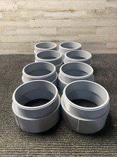 Box of 8 Cantex 5140114 6" PVC UL Terminal Adapter, Male