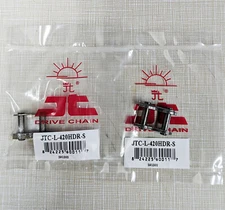 (2) 420 HDR Heavy Duty Master Link JT CHAIN Clip style
