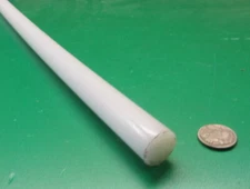 Hdpe White Round Rod 3/4" Diameter x 60" Long