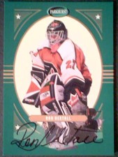 RON HEXTALL  PHILADELPHIA FLYERS AUTHENTIC VINTAGE AUTOGRAPH /90  SP