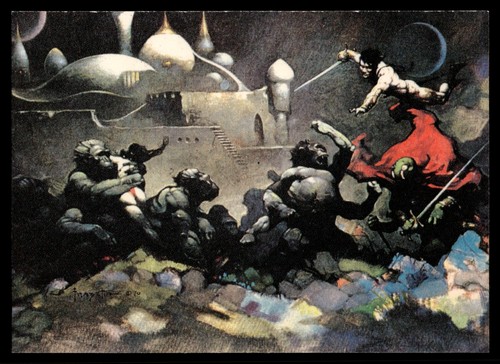 Frank Frazetta Fantasy Art Erotic Pin Up Card 41 John Carter Savage