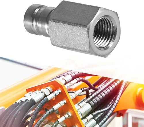 PD342 Series PD Steel Test Port Diagnostic Equipment Quick Nipple 1/8" Body Size - Picture 16 of 18