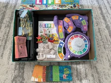 The Game of Life SpongeBob SquarePants Edition Board Game COMPLETE Fun! 2005