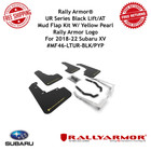 <!--F#f_0-->Rally Armor Lift/AT UR Series Mud Flap Black W/Yellow Logo For 18-20 Crosstrek<!--F/-->
