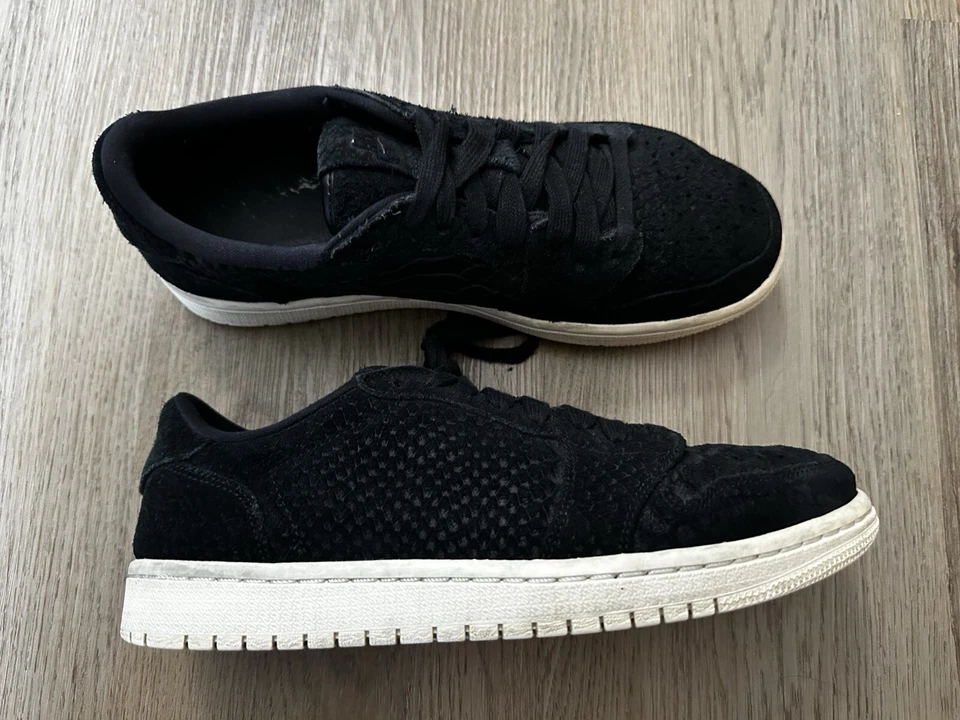 Air Jordan 1 ретро низкий черный питон W размер 9 - Изображение 3 из 4