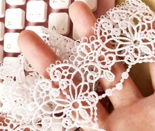 Sale Costume Ribbon Wedding Dress Women Home DIY Projects Edging Craft Trim 5 Ys
