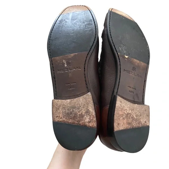 Mezlan Dress Slip On Perforated Oxford Shoes Dark… - image 9