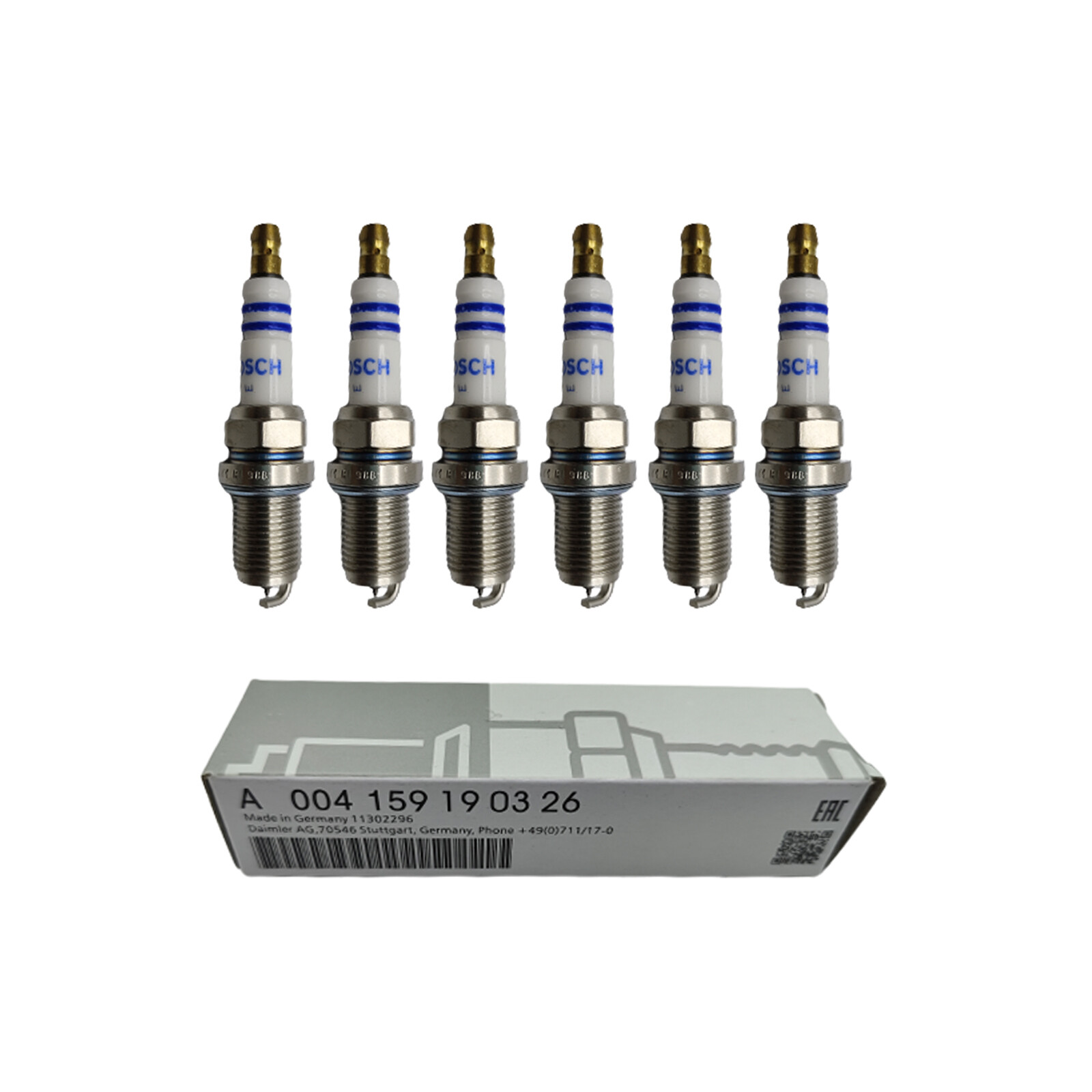 6X For Mercedes R129 W163 W210 W211 W220 Spark Plugs 0041591903 Bosch eBay