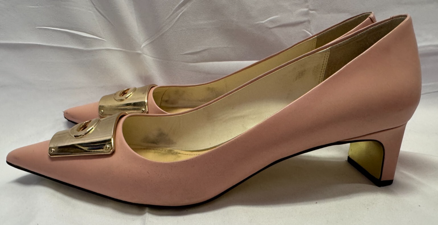 Coach Lawrence Spazzalato Pink Heels Women's Size 11M GUC w/ Original Box