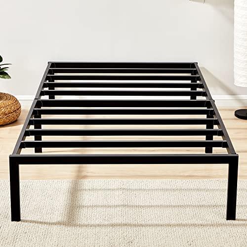 GreenForest Twin Bed Frame ToolFree Quick Assembly Metal Platform