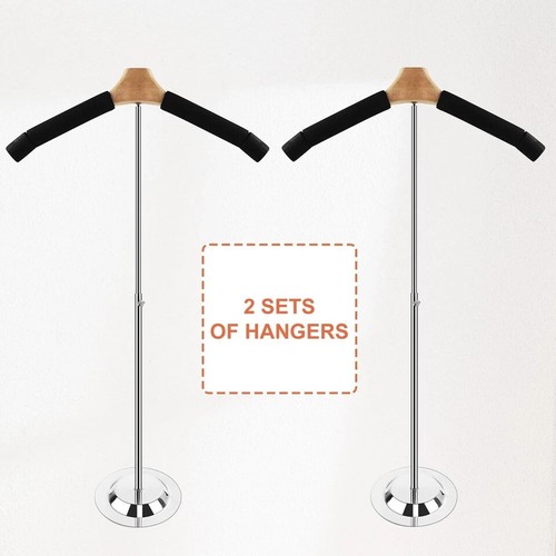 2 Pack Adjustable T Shirt Display Flexible Shoulder Stand,17- 31 InchT Shirt ... - Picture 3 of 7