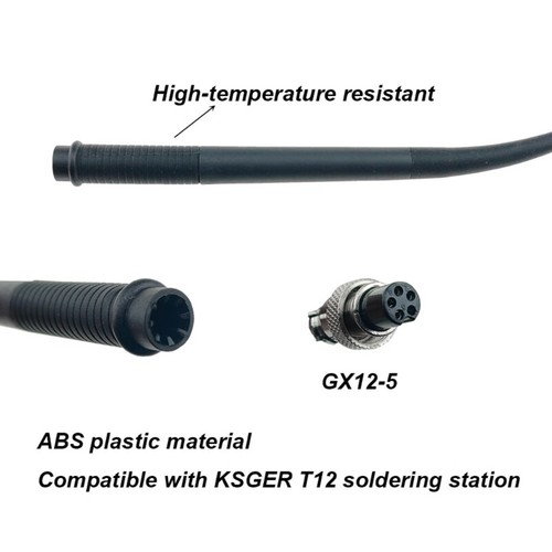 for KSGER T12 S1 Soldering Iron Handle High Temperature Resistant Welding Handle - Bild 2 von 7