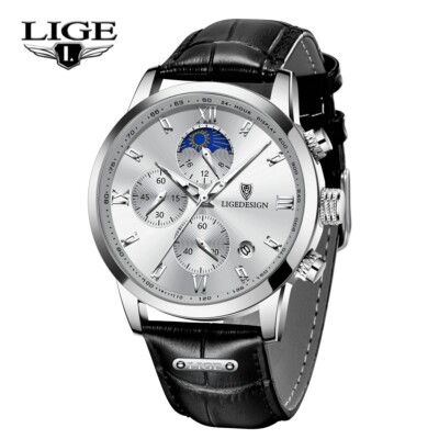 Herren Männer Armbanduhr Quarzuhr Mechanik Klassisch Uhren Datum Wasserdicht DE