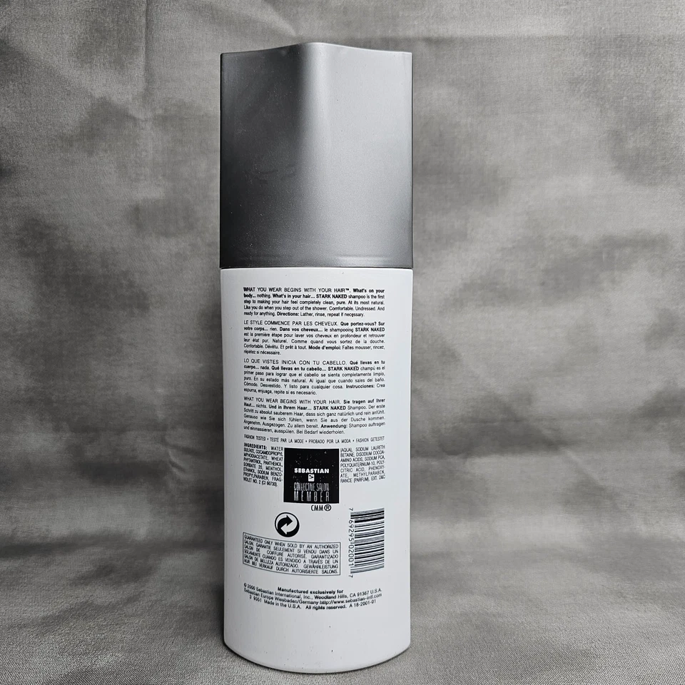 SEBASTIAN Collection Stark Naked Shampoo 8.5 oz - Image 2 of 2