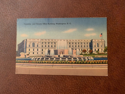 Vintage Washington, D.C. Postcard-Senate Office Building-Linen 65822