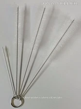 4 BRUSHES NYLON for Cleaning Bottle Nipple Kettle Spout Teapot Nozzle Pipe Tube