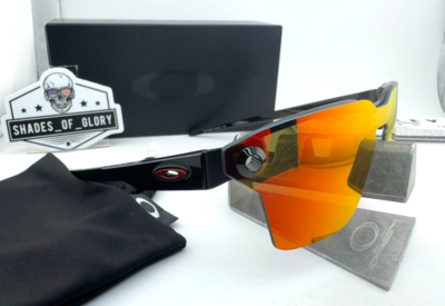 OAKLEY LUGPLATE POLISHED BLACK PRIZM RUBY SUNGLASSES OO4139-04