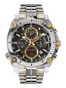 Bulova Men's Quartz Precisionist Chronograph Date Calendar 47 mm Watch 98B228 - Click1Get2 Black Friday