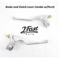 GP Style Clutch Brake Lever Set Combo w/Perch for 7/8" Bars 2fm-01-30225