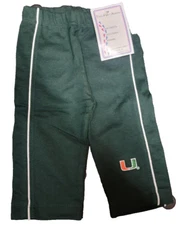 Two Feet Ahead Baby Boys Pants with Back Pocket Size 12 Month Miami Hurrican New