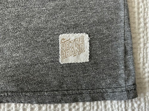 Indiana Hoosiers Mens Small Original RETRO BRAND T-shirt Gray Vintage Tshirt S - 第 5/7 張圖片