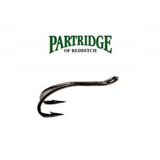 Partridge PATRIOT UP EYE Double Hooks Black Nickel (10) * 2025 Stocks * CS16/2B