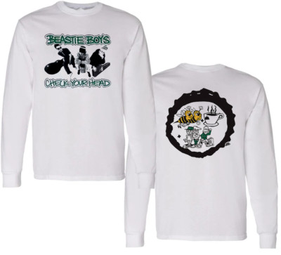 Beastie Boys Band Check Your Head Retro Style White Long Sleeve ACL01