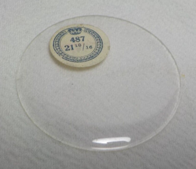 GLASS POCKET WATCH CRYSTAL SIZE 21 10/16 REPLACEMENT WATCHMAKER PART ...