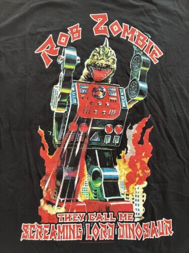 ROB ZOMBIE cd lgo BLACK HOLE Official SHIRT XL New venomous rat  regeneration OOP