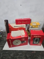 ARGUS ARGOFLEX CAMERA AND MORE IN ORIGINAL FACTORY BOX. Camera Lot.